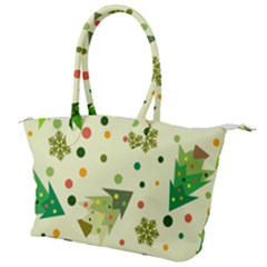 Christmas Pattern Background Seamless Canvas Shoulder Bag