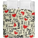 Love Abstract Background Love Textures Duvet Cover Double Side (California King Size) View2