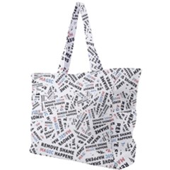 Embrace The Magic Inspirational Phrase Pattern Simple Shoulder Bag by dflcprintsclothing