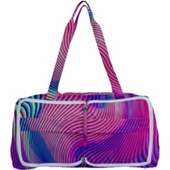 Swirl Twirl Design Pattern Purple Multi Function Bag