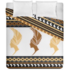 African Women Pattern Seamless Style Duvet Cover Double Side (california King Size)