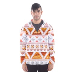 Bright Aztec Ethnic Seamless Pattern Men s Hooded Windbreaker by Bedest