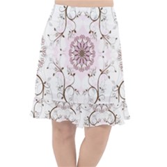 Floral Flora Flower Seamless Pattern Fishtail Chiffon Skirt