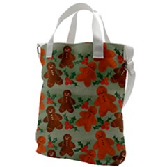 Christmas Cookies Cookie Advent Pattern Canvas Messenger Bag