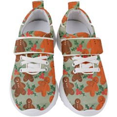 Christmas Cookies Cookie Advent Pattern Kids  Velcro Strap Shoes