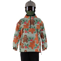 Christmas Cookies Cookie Advent Pattern Men s Ski And Snowboard Waterproof Breathable Jacket