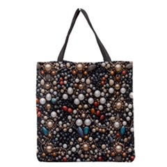 Pearls And Stones Grocery Tote Bag