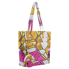 Architecture Glass Abstract Pattern Everyday Shoulder Bag With Pouch Bag