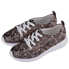 Earth Tones Fall Abstract Textured Print Women s Lightweight Sports Shoes by dflcprintsclothing