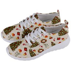 Christmas Pattern, Pattern, Christmas, Trees Men s Lightweight Sports Shoes