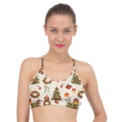 Christmas Pattern, Pattern, Christmas, Trees Basic Training Sports Bra