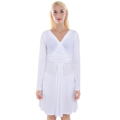 Long Sleeve Front Wrap Dress Icon
