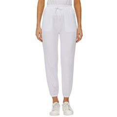 Women s Cropped Drawstring Pants Icon