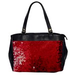 Sequin and Glitter Red Bling Single-sided Oversized Handbag Front