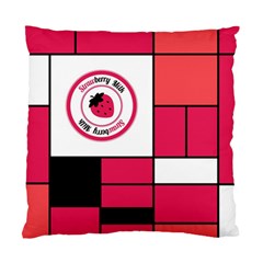 Brand Strawberry Piet Mondrian Pink Single-sided Cushion Case by strawberrymilk