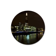 The Shard And Southbank London Large Sticker Magnet (round) by Londonimages