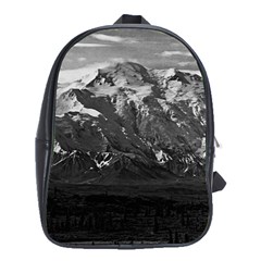 Vintage Usa Alaska Beautiful Mt Mckinley 1970 School Bag (xl) by Vintagephotos