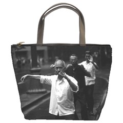 Vintage China Shanghai Morning Gymnastic 1970 Bucket Handbag by Vintagephotos