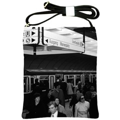 Vintage Germany Munich Underground Station Marienplatz Cross Shoulder Sling Bag by Vintagephotos
