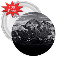 Vintage Usa Alaska Beautiful Mt Mckinley 1970 100 Pack Large Button (round)