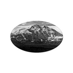 Vintage Usa Alaska Beautiful Mt Mckinley 1970 Sticker (oval) by Vintagephotos