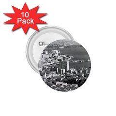 Vintage Principality Of Monaco  The Port Of Monte Carlo 10 Pack Small Button (round) by Vintagephotos