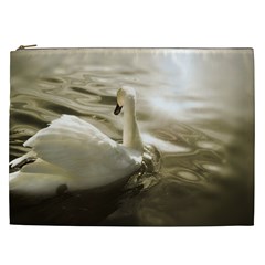 Swan Cosmetic Bag (xxl) by artposters