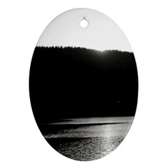Waterscape, Oslo Ceramic Ornament (oval)