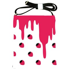 Melting Strawberry Cross Shoulder Sling Bag by strawberrymilk