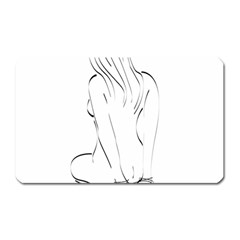 Bound Beauty Large Sticker Magnet (rectangle) by Deviantly