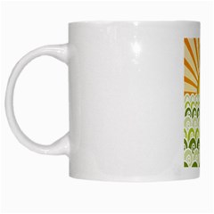 Along The Green Waves White Coffee Mug by tees2go