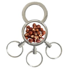 Hazelnuts 3-ring Key Chain by hlehnerer