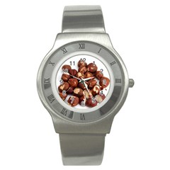Hazelnuts Stainless Steel Watch (unisex) by hlehnerer