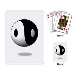 Yin Yang Playing Cards Single Design by hlehnerer