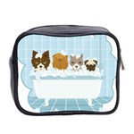 Dogs in Bath Mini Travel Toiletry Bag (Two Sides) Back