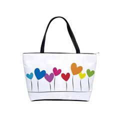 Heart Flowers Large Shoulder Bag by magann