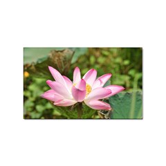 A Pink Lotus Sticker 100 Pack (rectangle) by natureinmalaysia