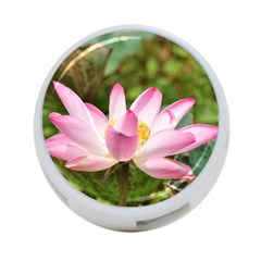 A Pink Lotus 4-port Usb Hub (one Side) by natureinmalaysia