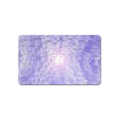 Purple Cubic Typography Magnet (name Card) by TheZiNES