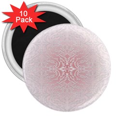 Elegant Damask 3  Button Magnet (10 Pack) by ADIStyle