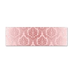 Luxury Pink Damask Bumper Sticker 10 Pack by ADIStyle