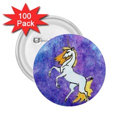 Unicorn Ii 2 25  Button (100 Pack) by mysticalimages