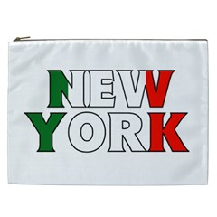 New York Italy Cosmetic Bag (xxl) by worldbanners