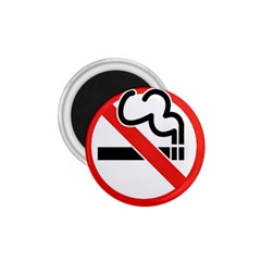 No Smoking 1 75  Button Magnet