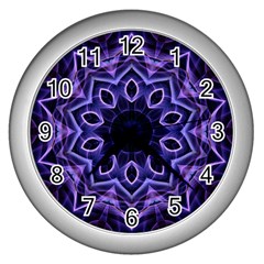 Smoke Art (2) Wall Clock (silver) by smokeart