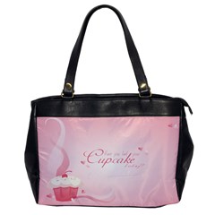 Cupcakesforall Oversize Office Handbag (one Side)