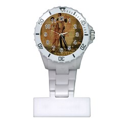 Vintage Paris Eiffel Tower Elegant Dancing Waltz Dance Couple  Nurses Watch by chicelegantboutique