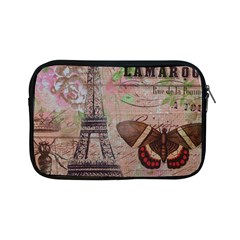 Girly Bee Crown  Butterfly Paris Eiffel Tower Fashion Apple Ipad Mini Zipper Case by chicelegantboutique