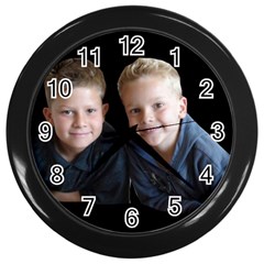 Deborah Veatch New Pic Design7  Wall Clock (black) by tammystotesandtreasures