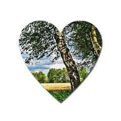 Trees Magnet (heart) by Siebenhuehner